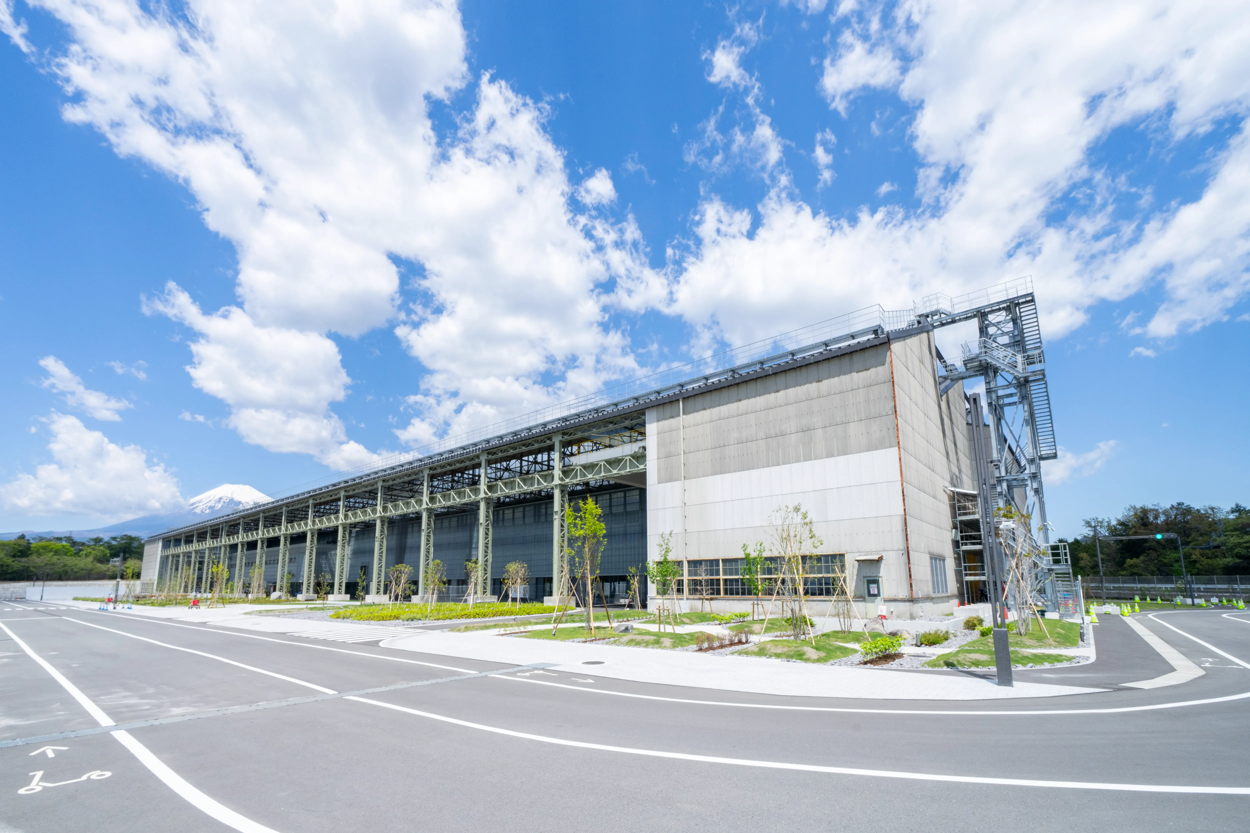 Exterior view of the Woven City Inventor Garage