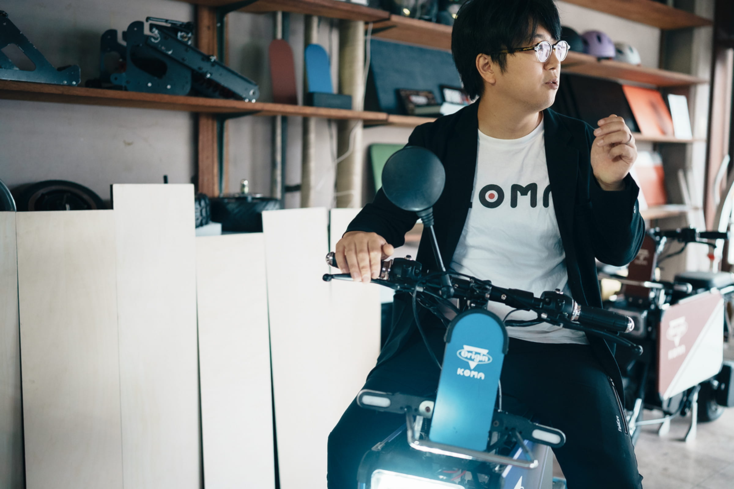 Photo of Ikoma on a TATAMEL BIKE