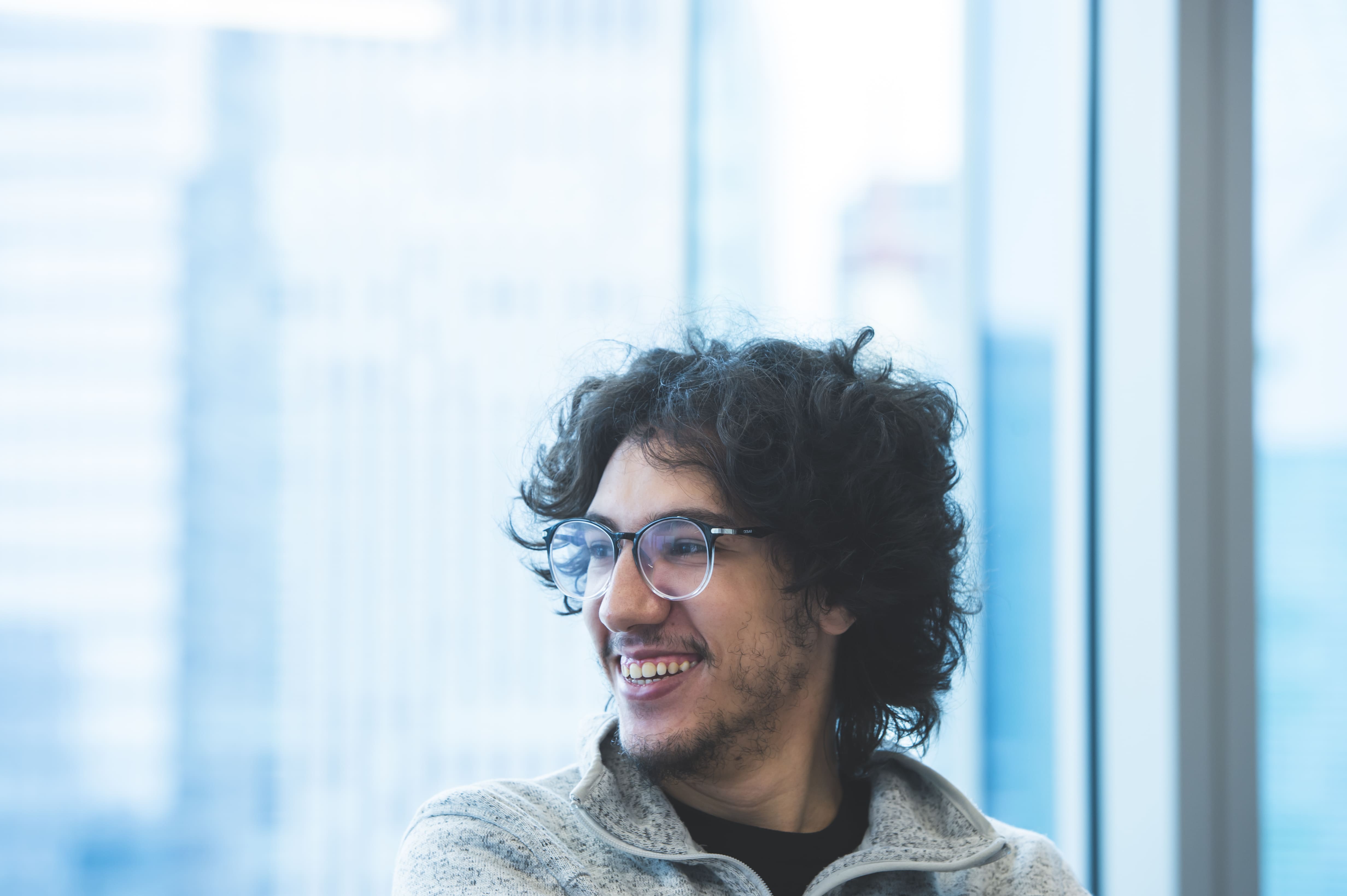 Photo of Marouane from Woven by Toyota during his interview